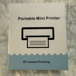 BT Instant Portable Inkless Mini Printer Rolls included 