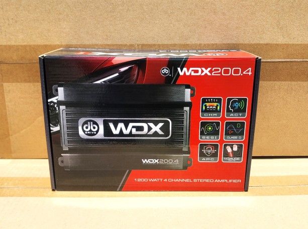 WDX-Series 4-Channel Power Amplifier 400 Watts Speaker System Amp WDX200.4 🚨 Payment Options Available 🚨 No Credit Needed 🚨