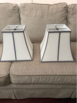 Two lampshades