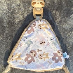 Mary Meyer Chewy Crew Soothing Baby Teether Lovey, 10-Inches, Sloth