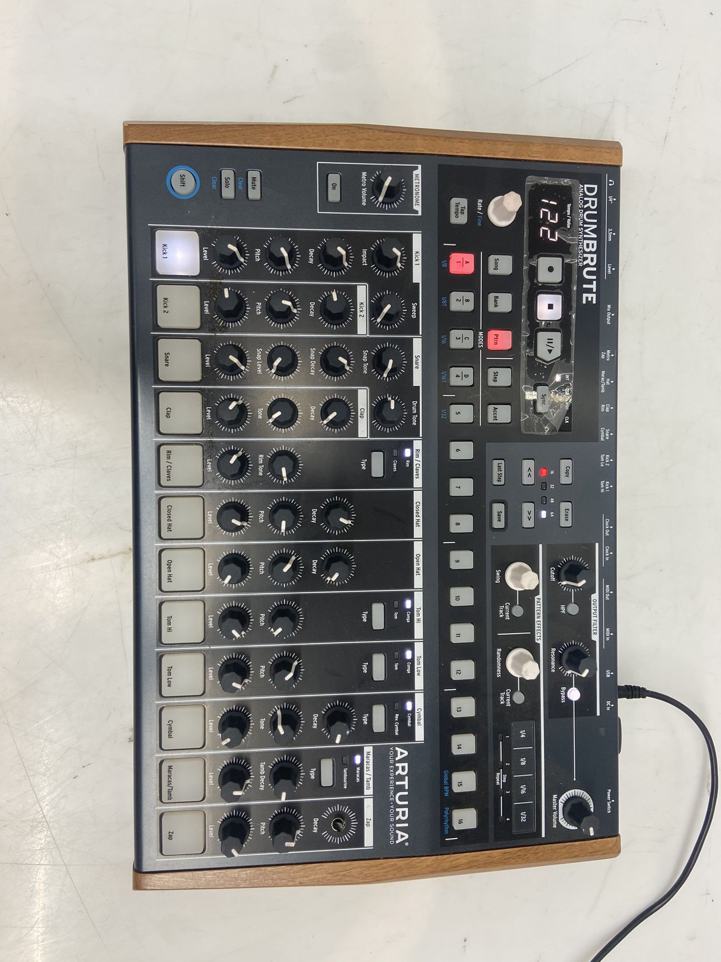 Used Arturia Drumbrute Drum Machine