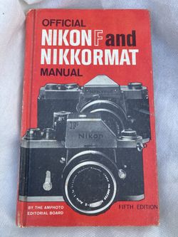 Nikon F Manual 1969 Hardcover Book
