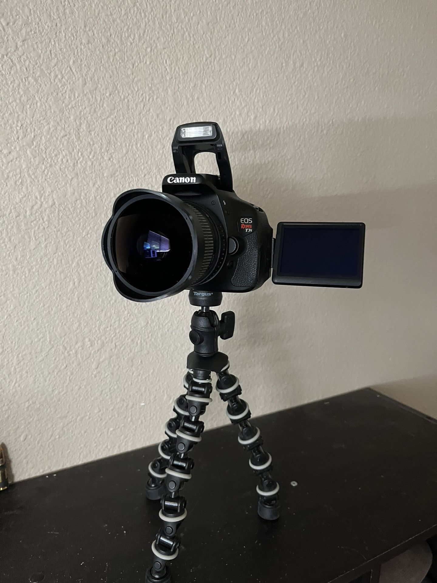 Canon EOS Rebel T3I DSLR Camera + 3 Lens’ + Accessories