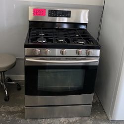 🔥 Samsung 30” Stainless Steel 5-Burner Gas Range – Excellent Condition 🔥