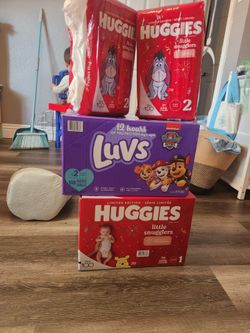 Diapers size 1 and 2