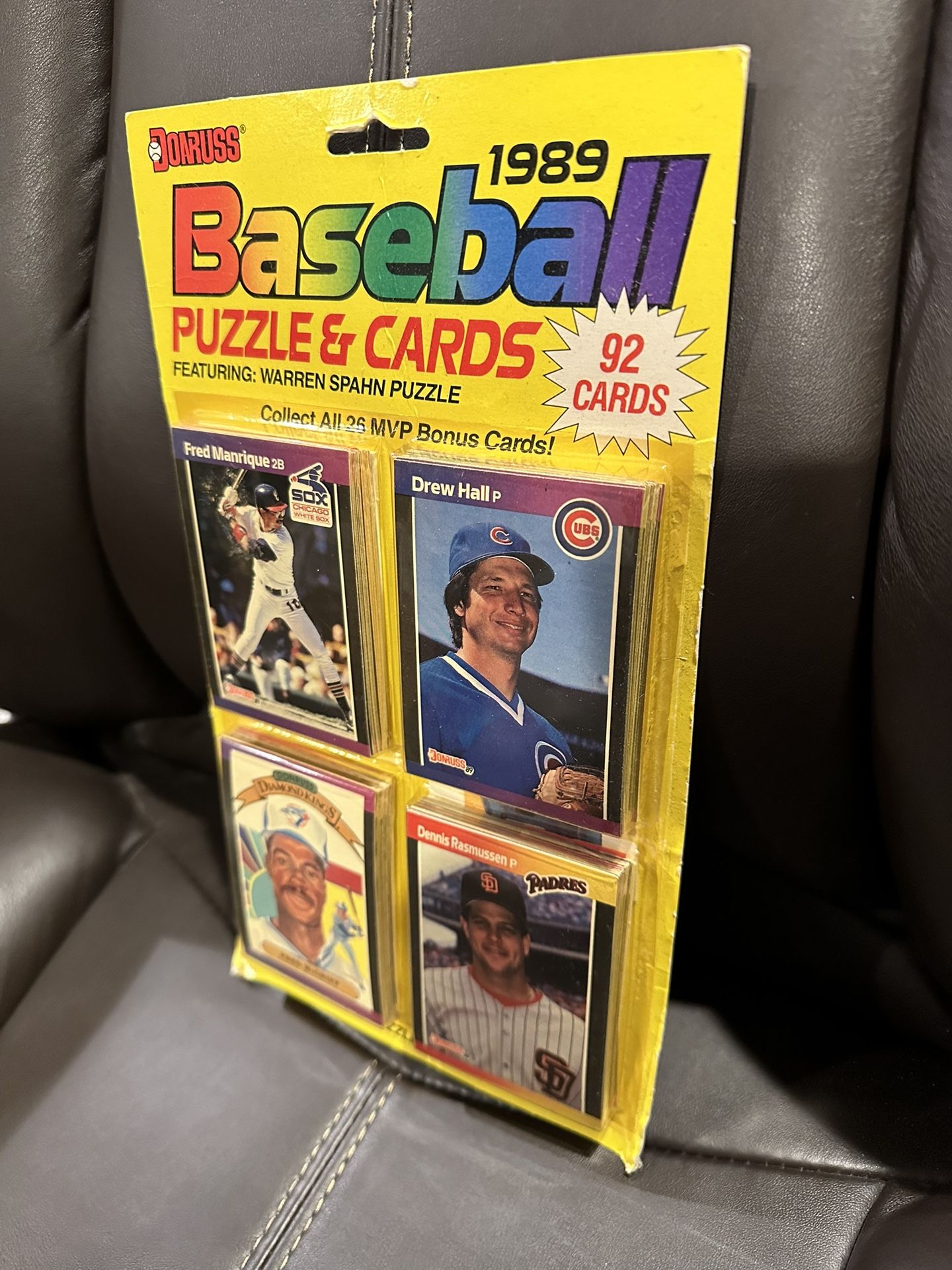 DONRUSS 1989 Baseball Puzzle & Cards