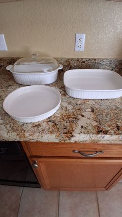 Corning French White Bakeware
