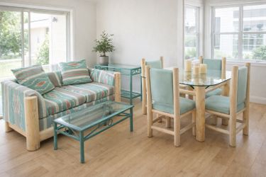 Southwest Style couches Table Set And Home Decor 