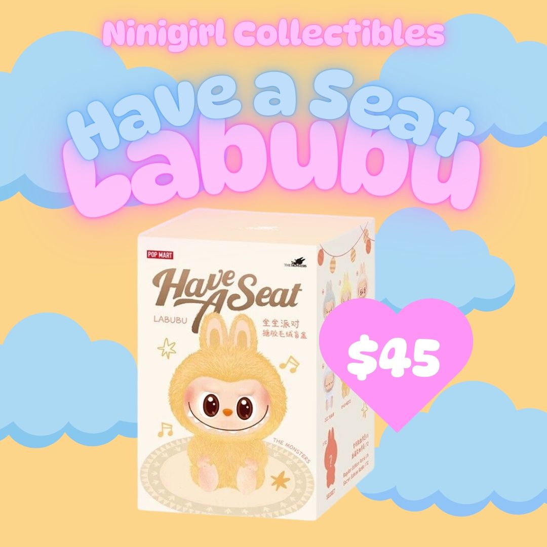 Have A Seat Labubu Blind Box Plushie