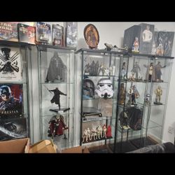 4 Three Tier Display Case And One 4 Tier 