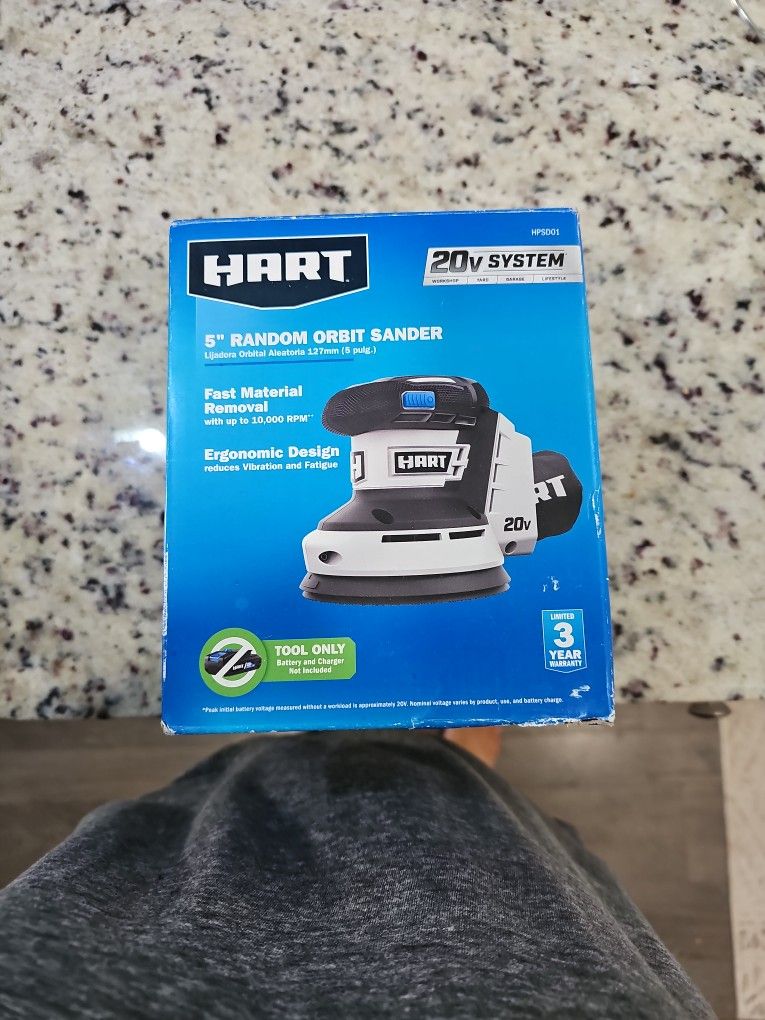 Hart 20 VOLT 5" Random Orbit Sander ( Battery Not Included)
