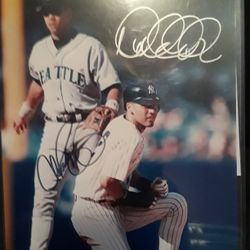Derek Jeter @  Alex Rodriguez Autographed 8 X 10 Photo