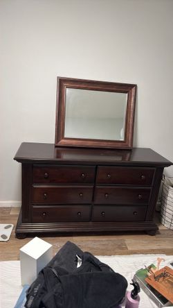 Drawer and mirror