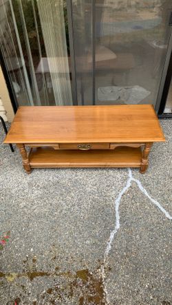 Sprague & Carleton Solid Wood Coffee Table