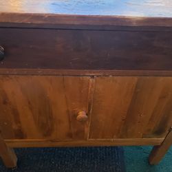 Antique One Drawer Cabinet 