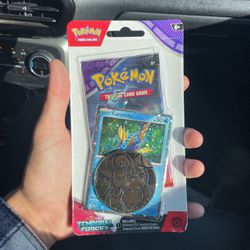 Pokémon Temporal Forces Booster Pack W/ Foil And Coin 