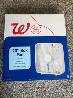 Walgreens 20" Box Fan 3-Speed