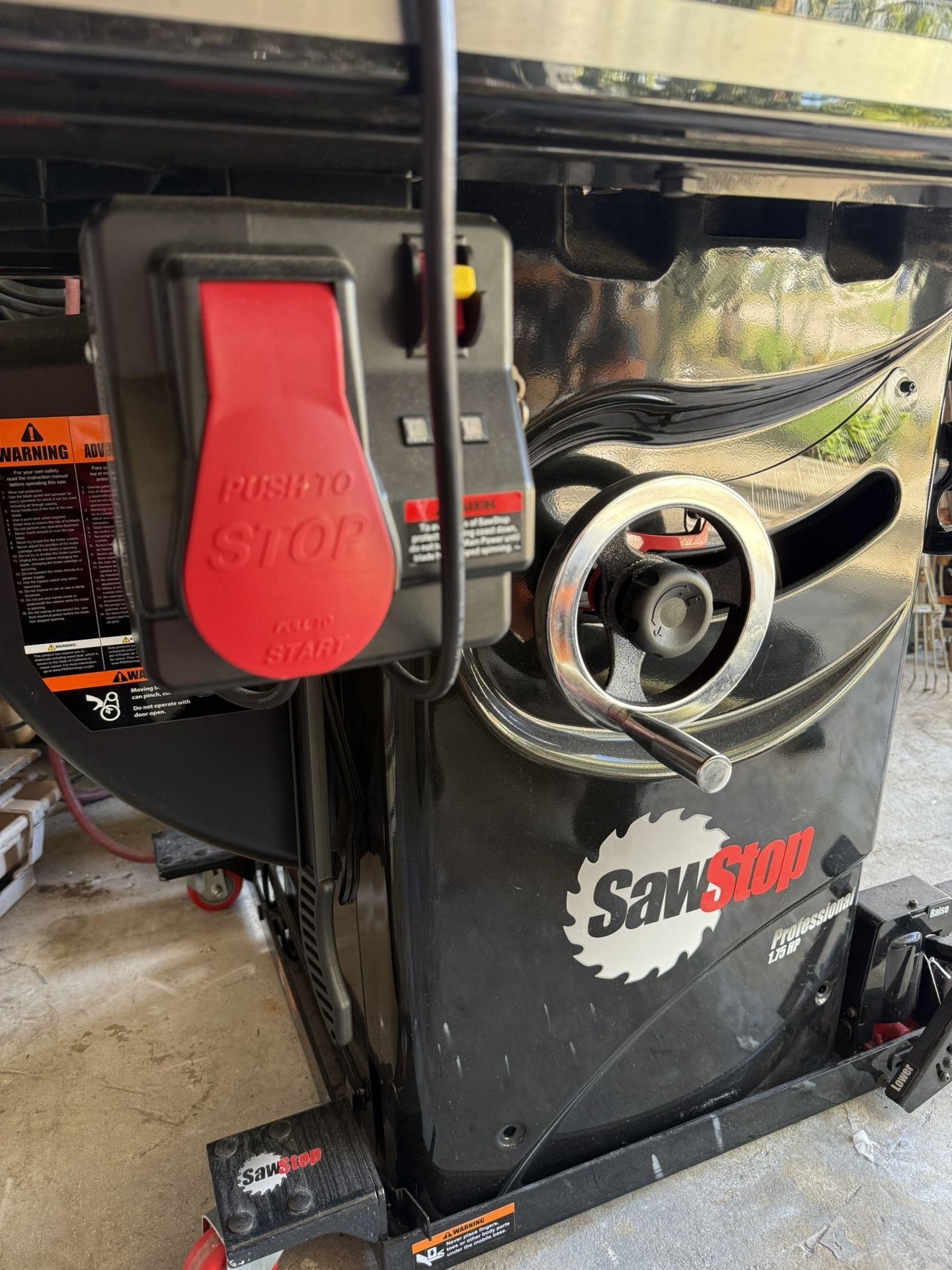 Sawstop Table Saw Pro