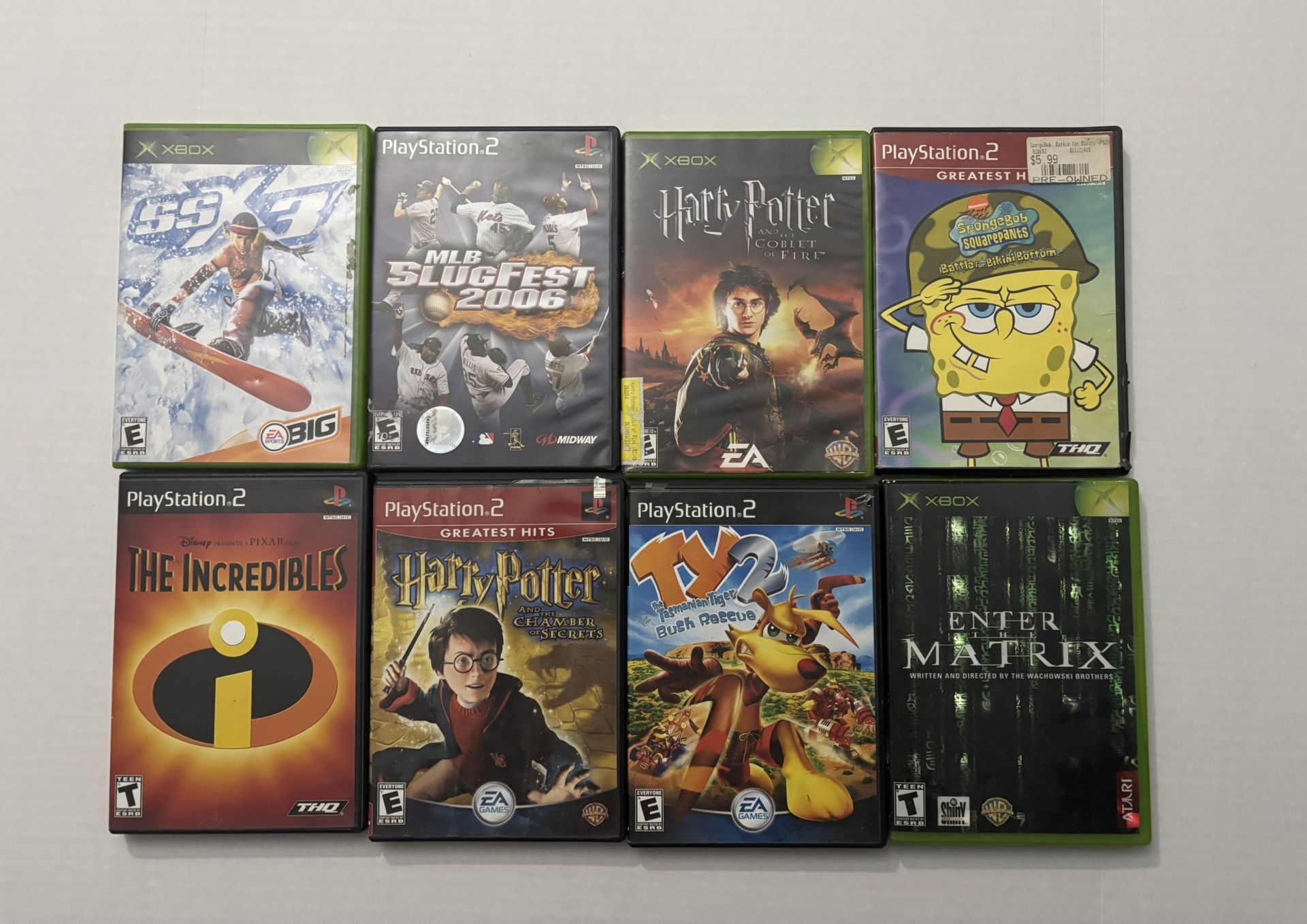 Video Game Lot Ps2 Xbox