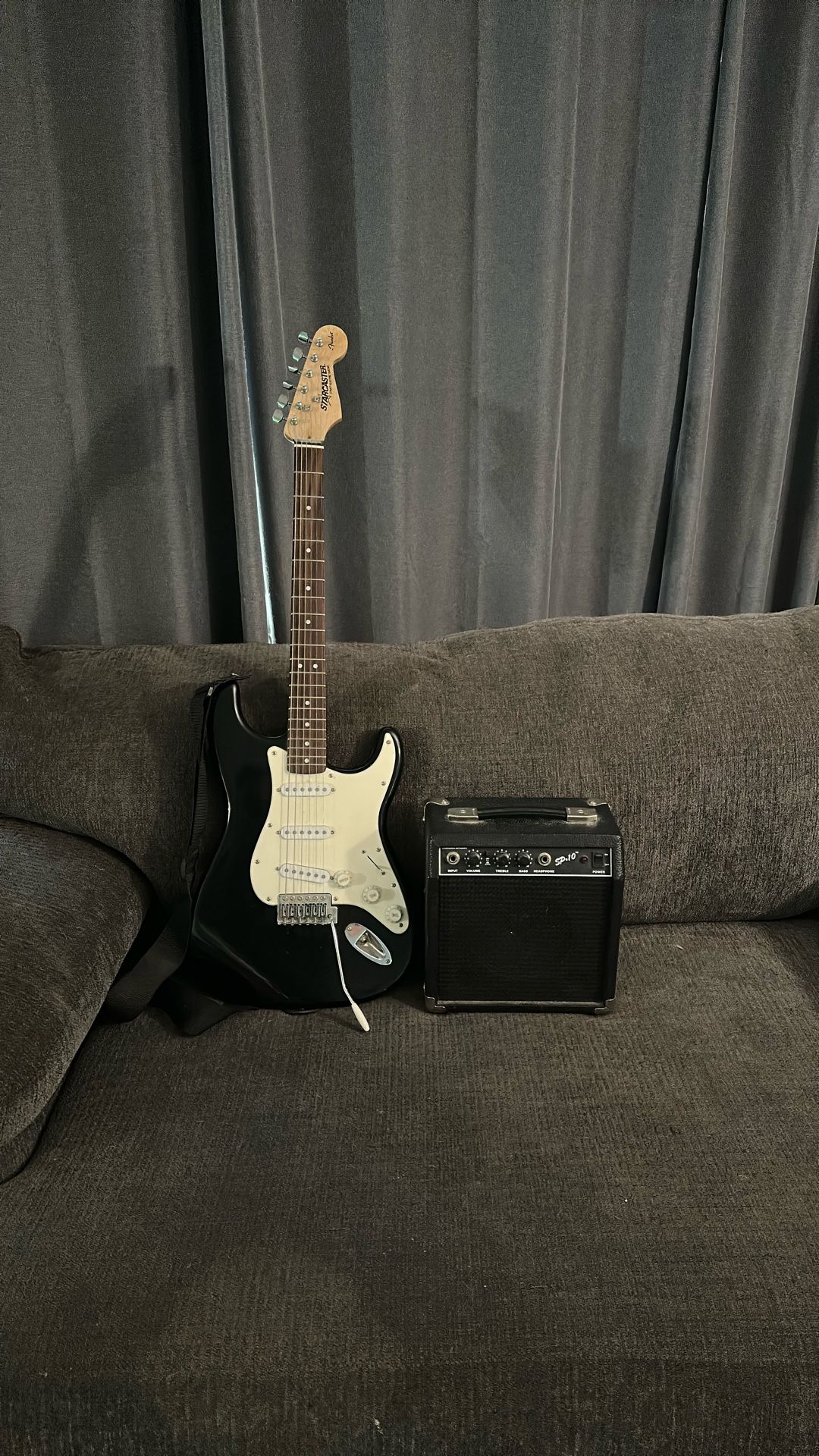 Guitar and amp