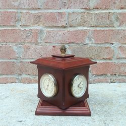 Vintage Bombay Swivel Weather Station/Clock 