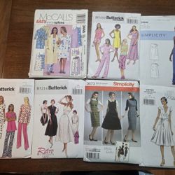 McCall, Butterick, Simplicity, Vogue Sz 6-14