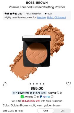BOBBI BROWN VITAMIN ENRICHED PRESSED POWDER