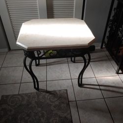 Marble End Table 