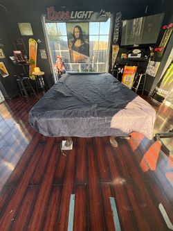 Pool Table with Cover