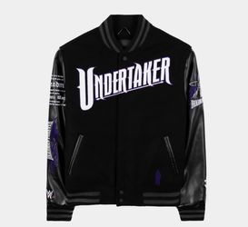 WWE Undertaker Varsity Jacket Size Large- Pre Owned