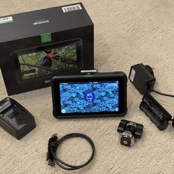 Atmos Shinobi 5.2” 4K HDMI touchscreen Monitor Bundle