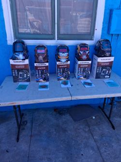 Welding helmet brand comes complete with everything in the pic 45 each one ready to be used