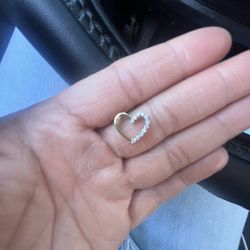 14k Gold Heart Pendant