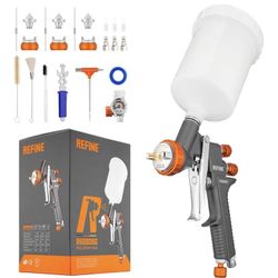 REFINE Air Spray Gun, Auto Paint Gun with 1.4/1.8/2.0mm Nozzle