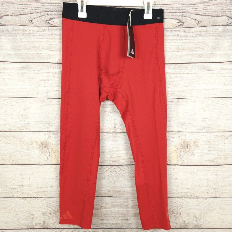 Adidas Patrick Mahomes Red Compression Tights Size Medium New JE4330