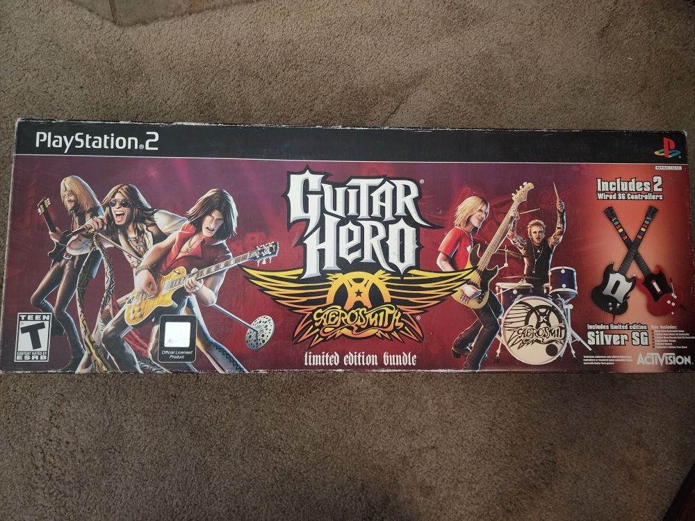 PS2 * Guitar Hero**AEROSMITH *LIMITED EDITION