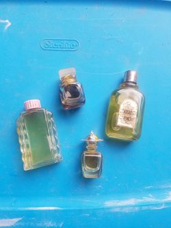 Antique perfume bottles