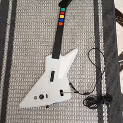 Xplorer Red Octane Xbox 360 Wired Guitar Guitar Hero