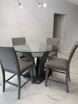 Dining table with chairs