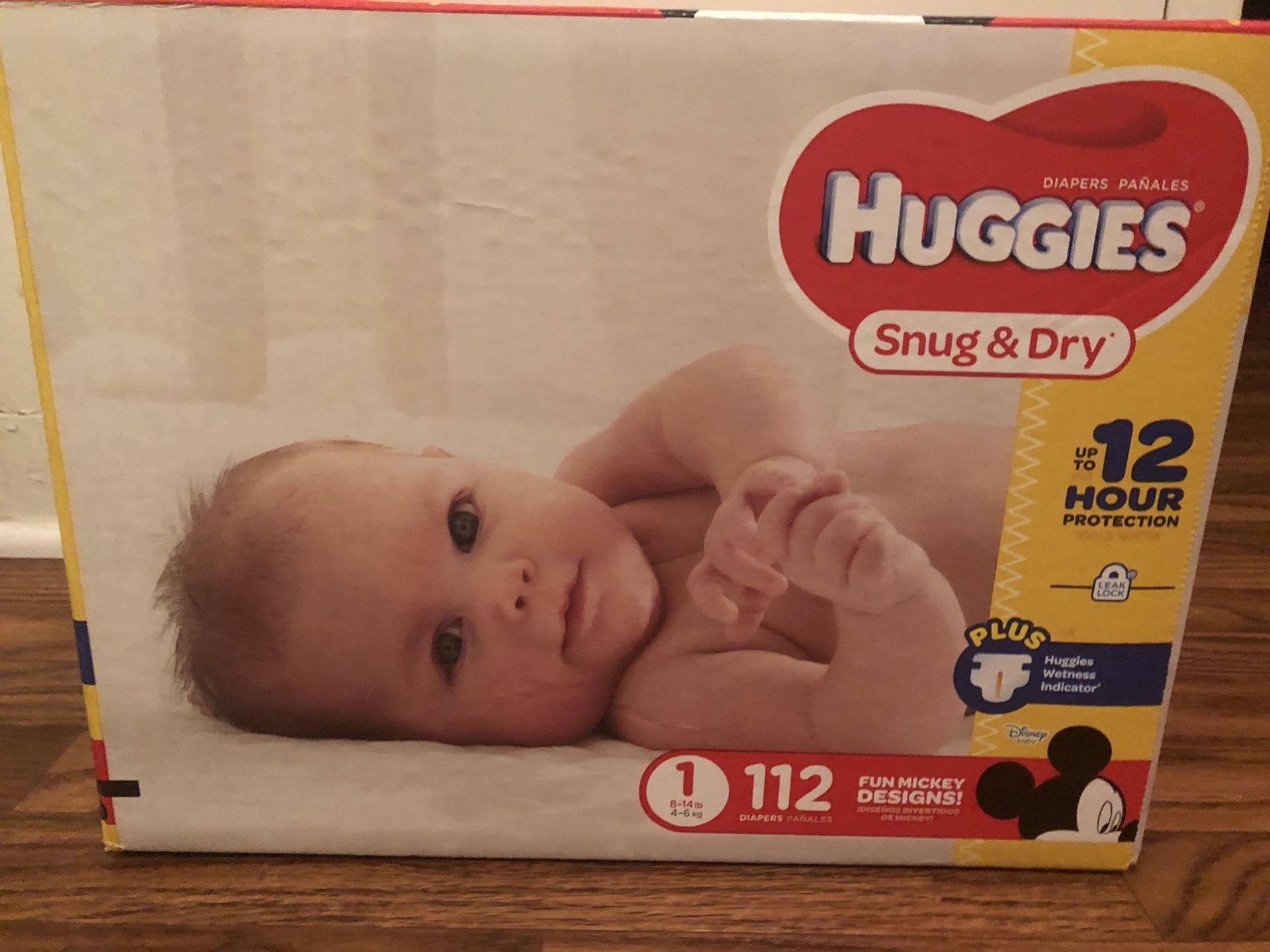 *$20* HUGGIES SNUG AND DRY DIAPERS SIZE 1