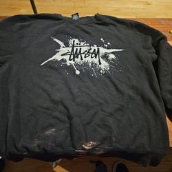 Stussy Paint Splatter Crewneck