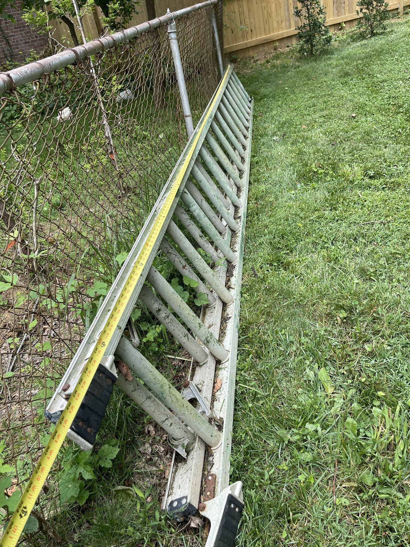 Use Good Condition Ladder. 32 Feet