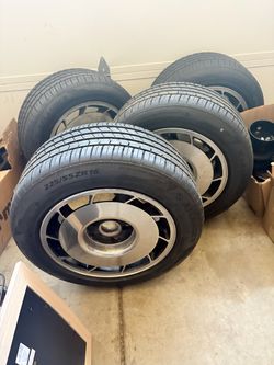 New tires with rims