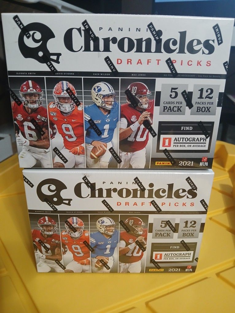 2021 Chronicles Football Draft Picks Mega Box - 2 Available