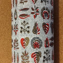 Vintage Yarn / Knitting Storage Tube with Needles