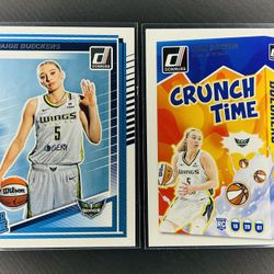 2025 Donruss WNBA Rated Rookie #86 Paige Bueckers RC Crunch Time Lot Of 2 Wings