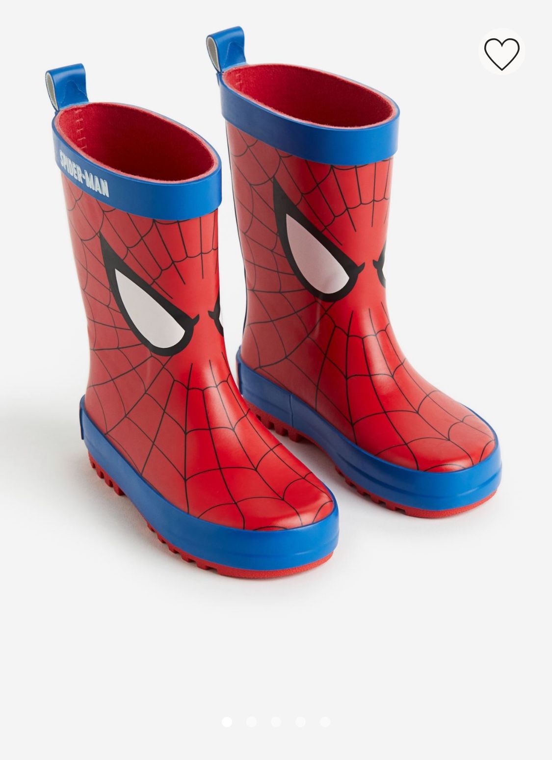 Printed Rubber Boots/Spider Man/ H&M & Gift