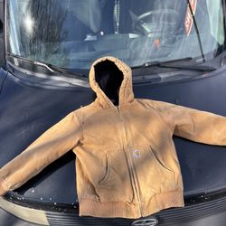 Carhartt 10-12 medium active jacket light brown vintage