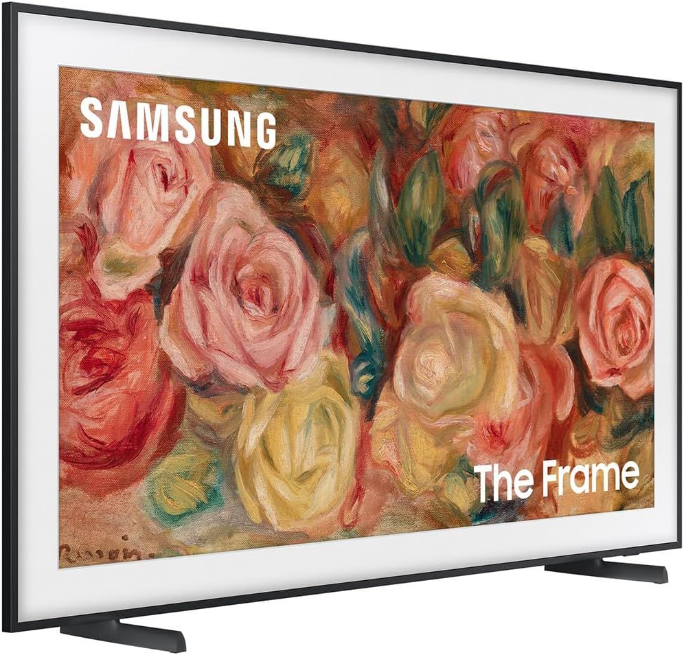 SAMSUNG TV 43-Inch Class QLED 4K LS03D The Frame Series Quantum HDR Smart TV w/Dolby Atmos, Art Mode, Anti-Reflection, Customizable Frame