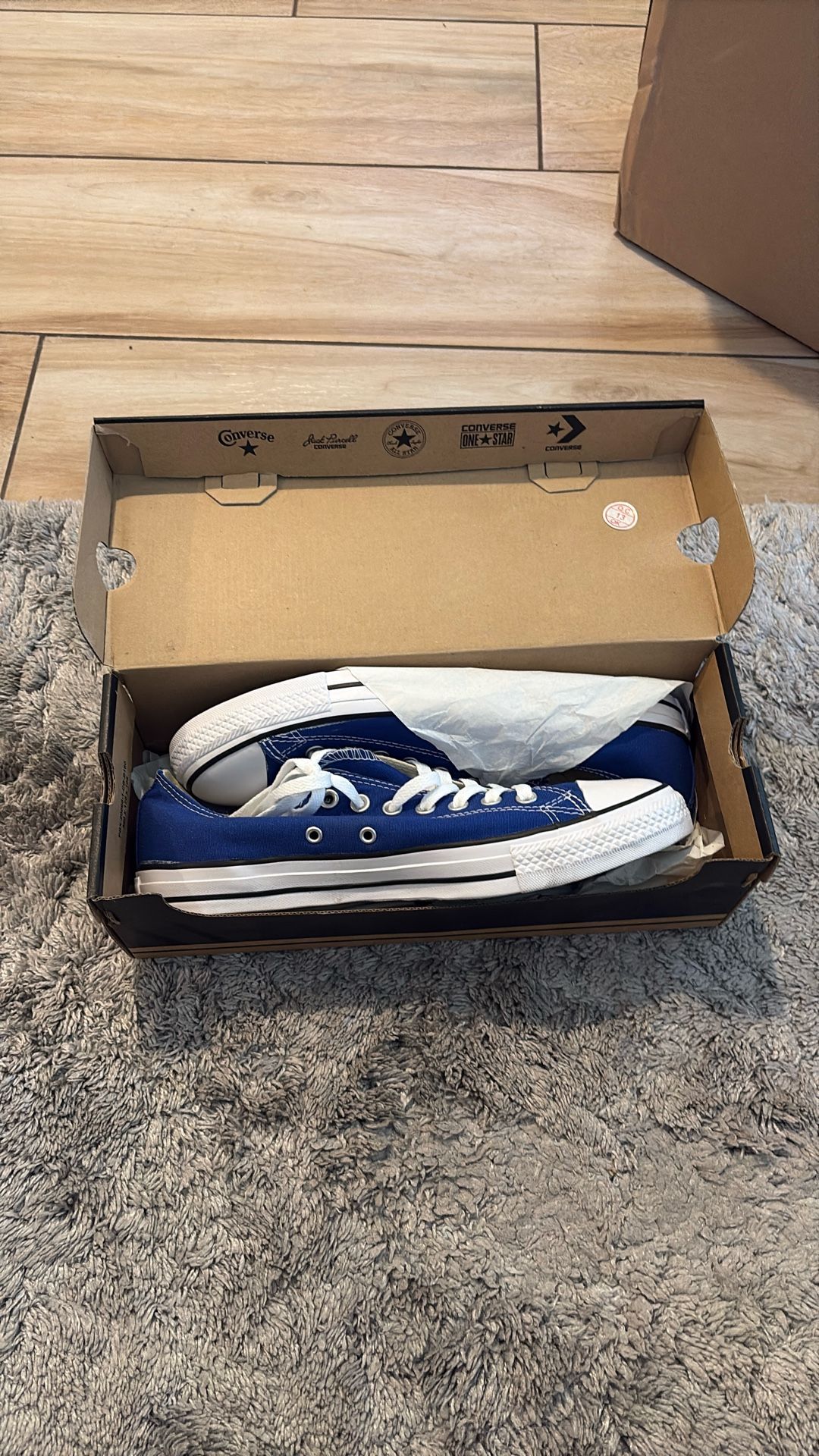 Brand New Blue Converse Men’s Size 10